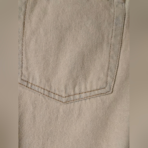 NEW Vintage Bill Blass Men's Jeans Tan with Blue Tone 38x34 - Picture 7 of 11